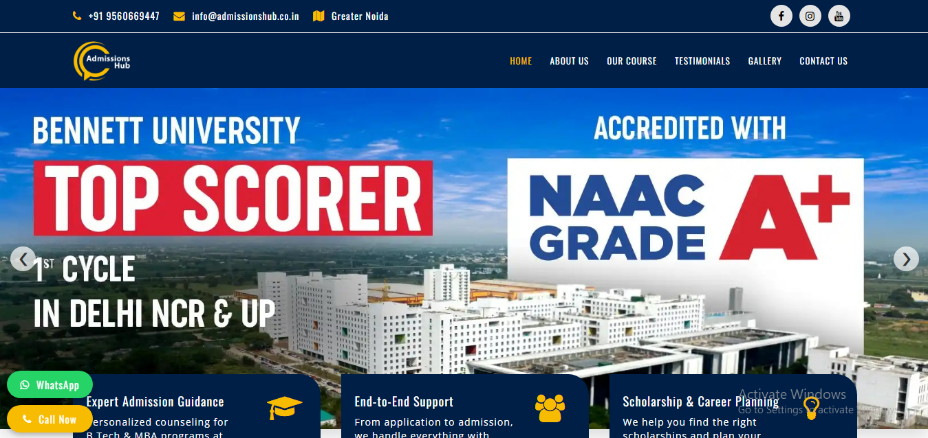 Admissions Hub 